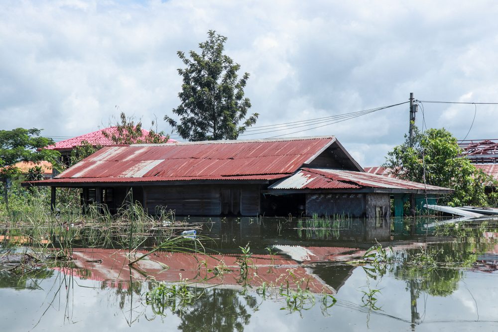 Überschwemmungen in Phayarphyu, Karenni in Vietnam