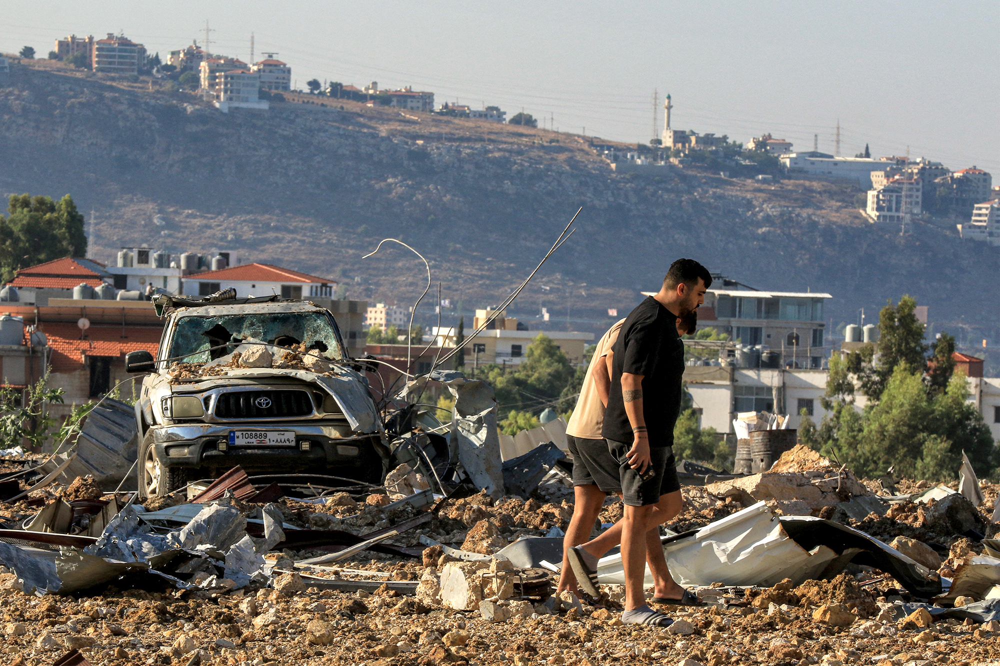 Zerstörung im Libanon durch israelische Angriffe