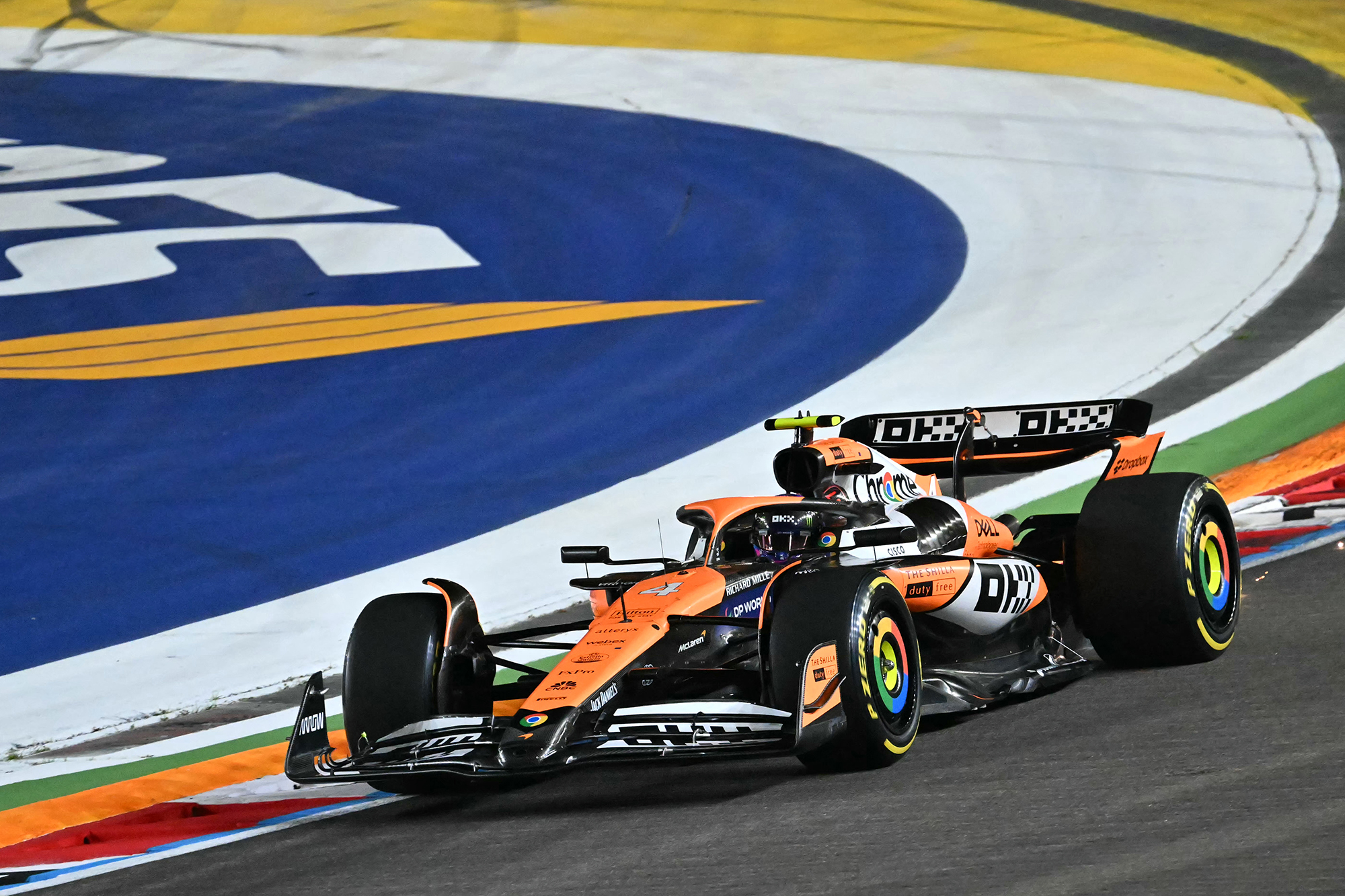 Lando Norris beim Formel-1-Rennen in Singapur