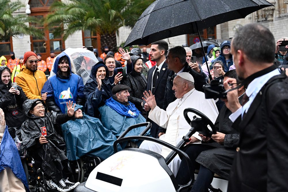 Papst Franziskus in Leuven