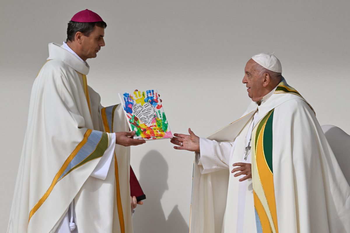 Papst-Messe im König-Baudouin-Stadion