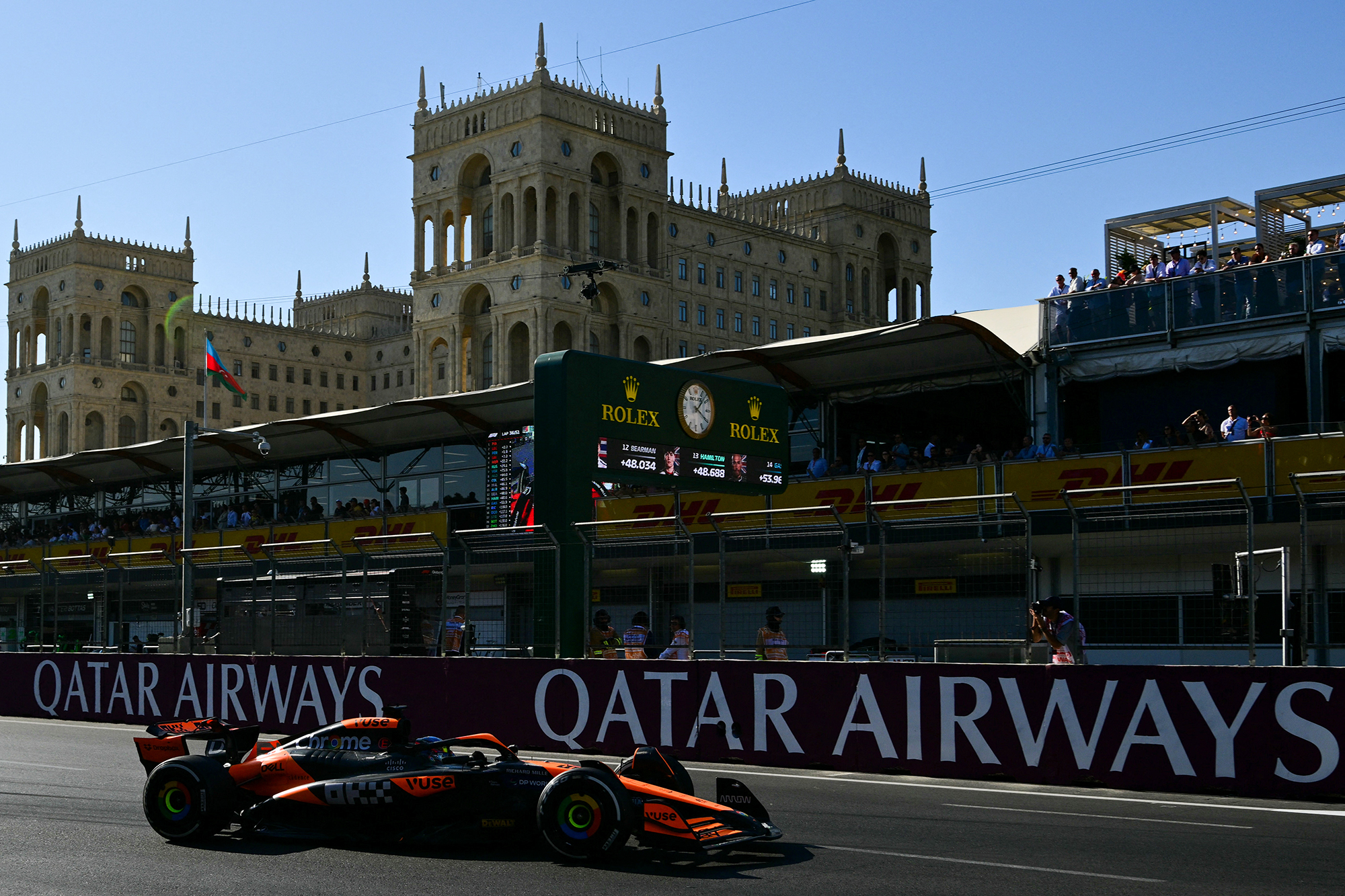 Der australische McLaren-Pilot Oscar Piastri beim Großen Preis von Aserbaidschan in Baku