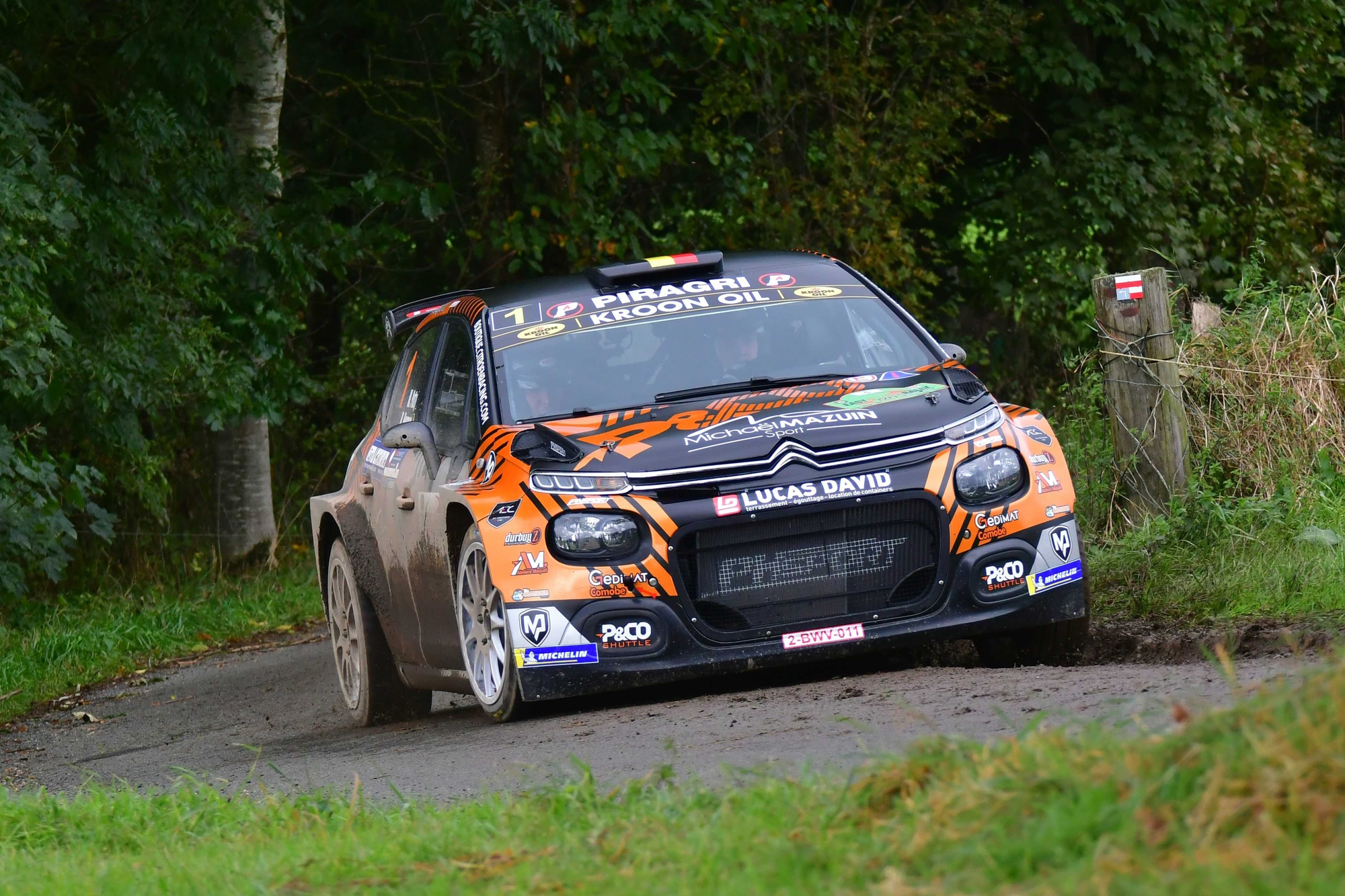 Maxime Potty bei der East Belgian Rallye 2024