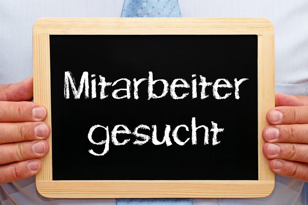 Mitarbeiter gesucht - Konzept Personal