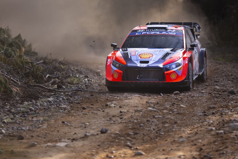 Ott Tänak/Martin Järveoja im Hyundai bei der Rallye Chile