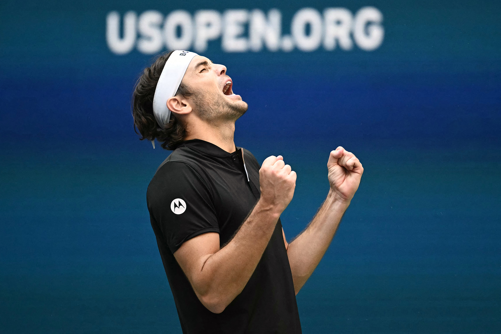 Taylor Fritz jubelt nach seinem Einzug ins Halbfinale