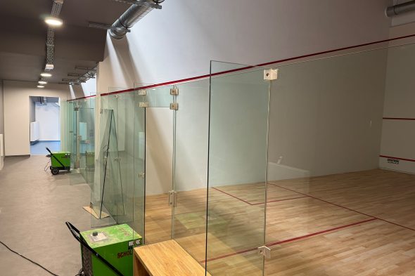 Auch die Squash-Plätze der Tennishalle sollen bald wieder bespielt werden