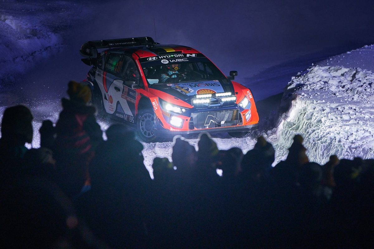 Thierry Neuville/Martijn Wydaeghe bei der Rallye Schweden