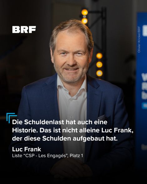 Luc Frank von der Liste "CSP - Les Engagés"