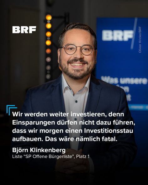 Björn Klinkenberg von der "SP Offene Bürgerliste"