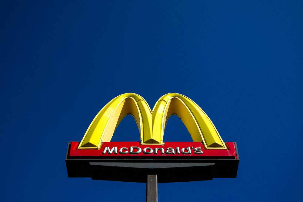 Logo von McDonald's in den USA