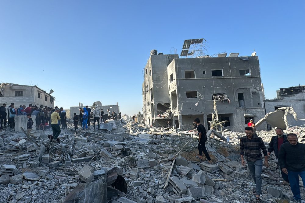 Zerstörungen in Beit Lahia im Norden des Gazastreifens am Sonntag