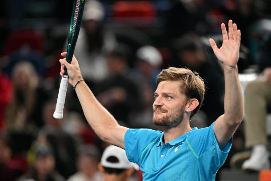 David Goffin nach dem Sieg über Alexander Zverev