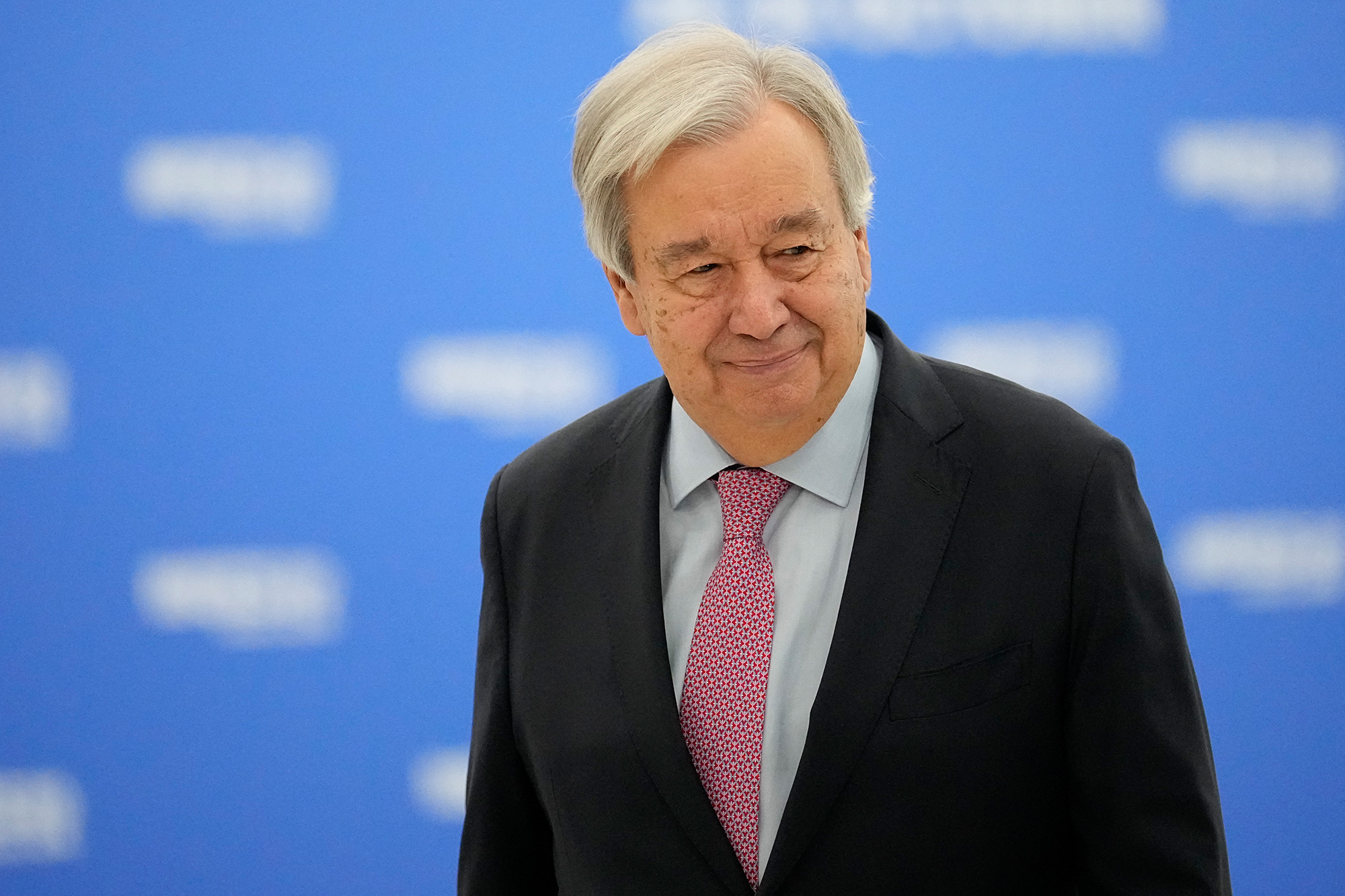 Antonio Guterres bei der Ankunft in Kasan