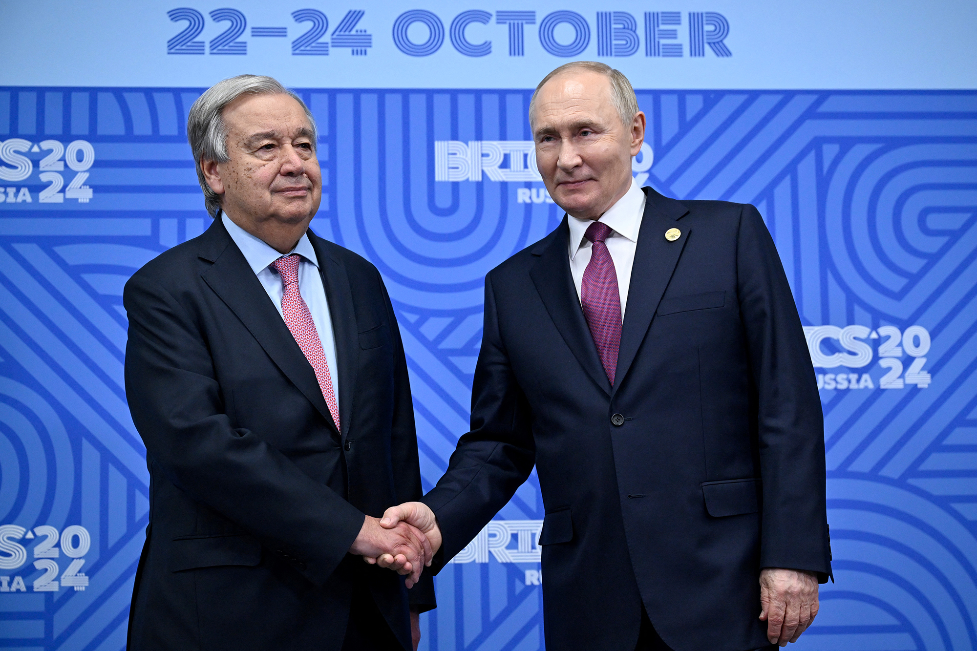 Antonio Guterres und Wladimir Putin