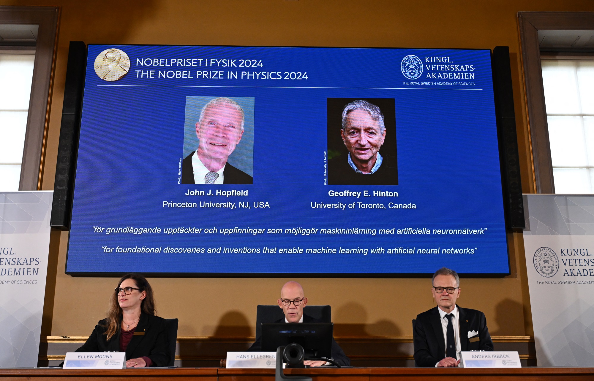 KI-Forscher John Hopfield und Geoffrey Hinton bekommen den Physik-Nobelpreis