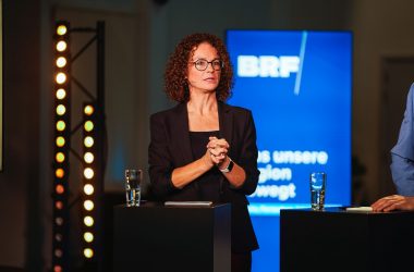 BRF-Wahlsendung am 13. Oktober 2024: Moderatorin Judith Peters