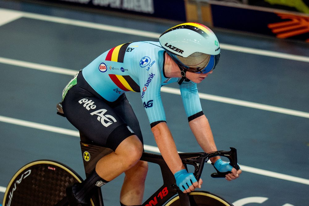 Lotte Kopecky bei der Bahnrad-WM in Dänemark