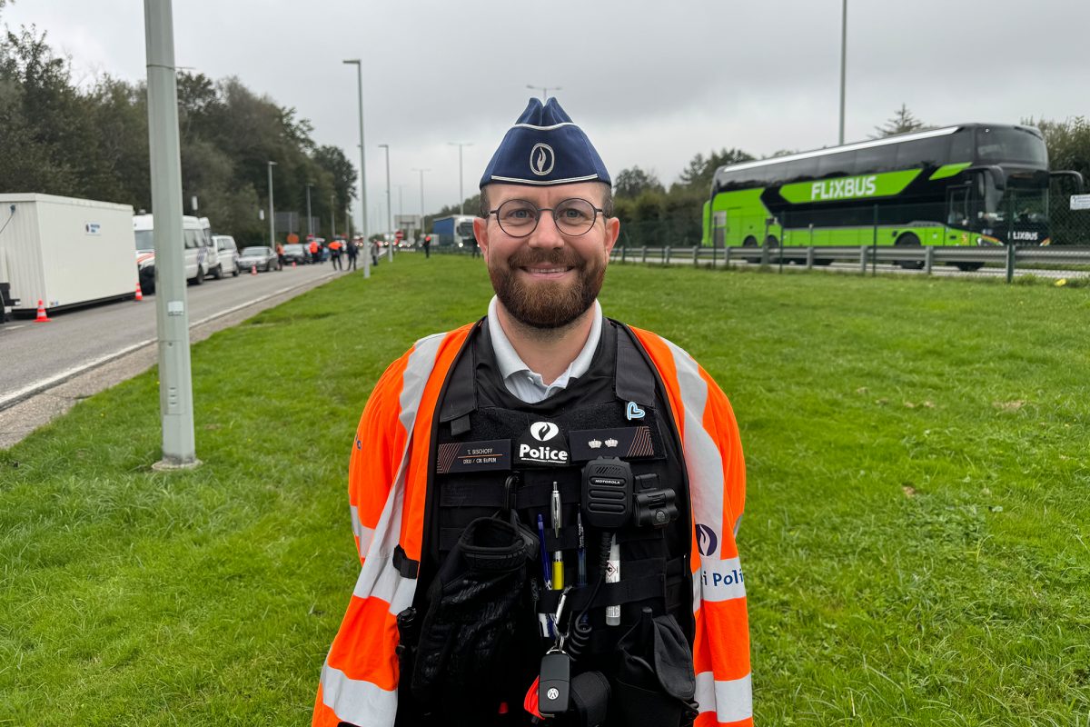 Tom Bischoff, Hauptinspektor bei der Föderalen Polizei Eupen