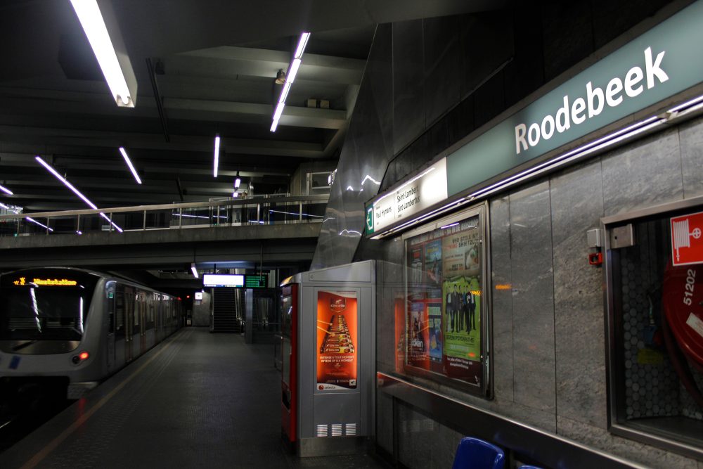 Metrostation Roodebeek in der Brüsseler Stadtgemeinde Woluwe-Saint-Lambert