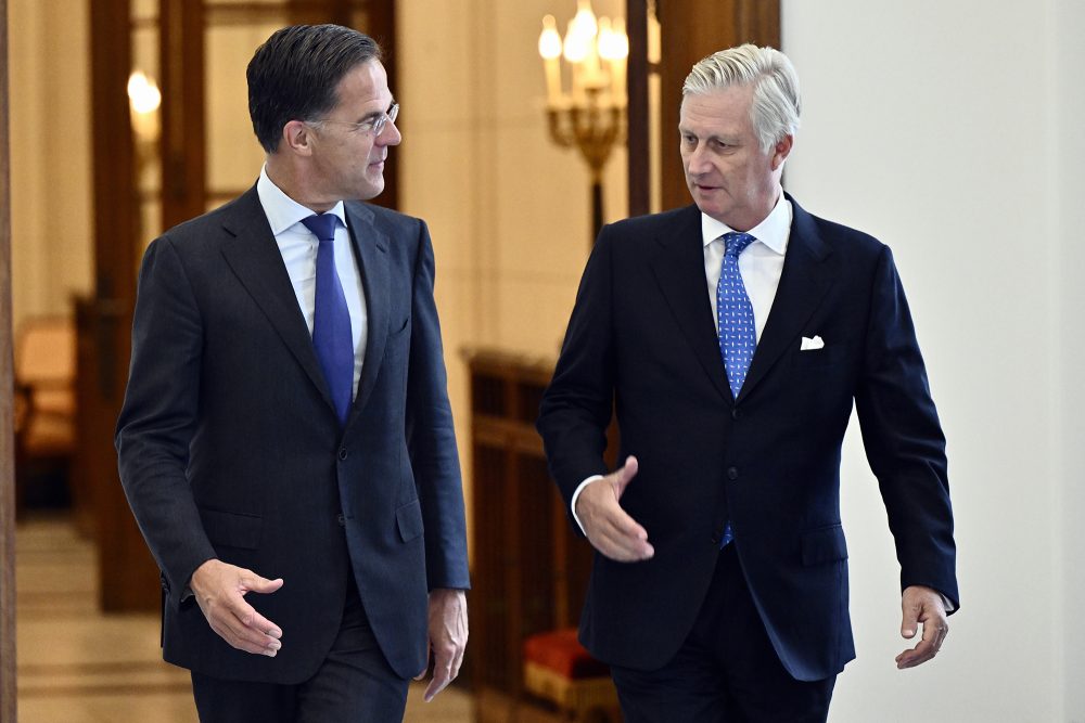 Mark Rutte und König Philippe