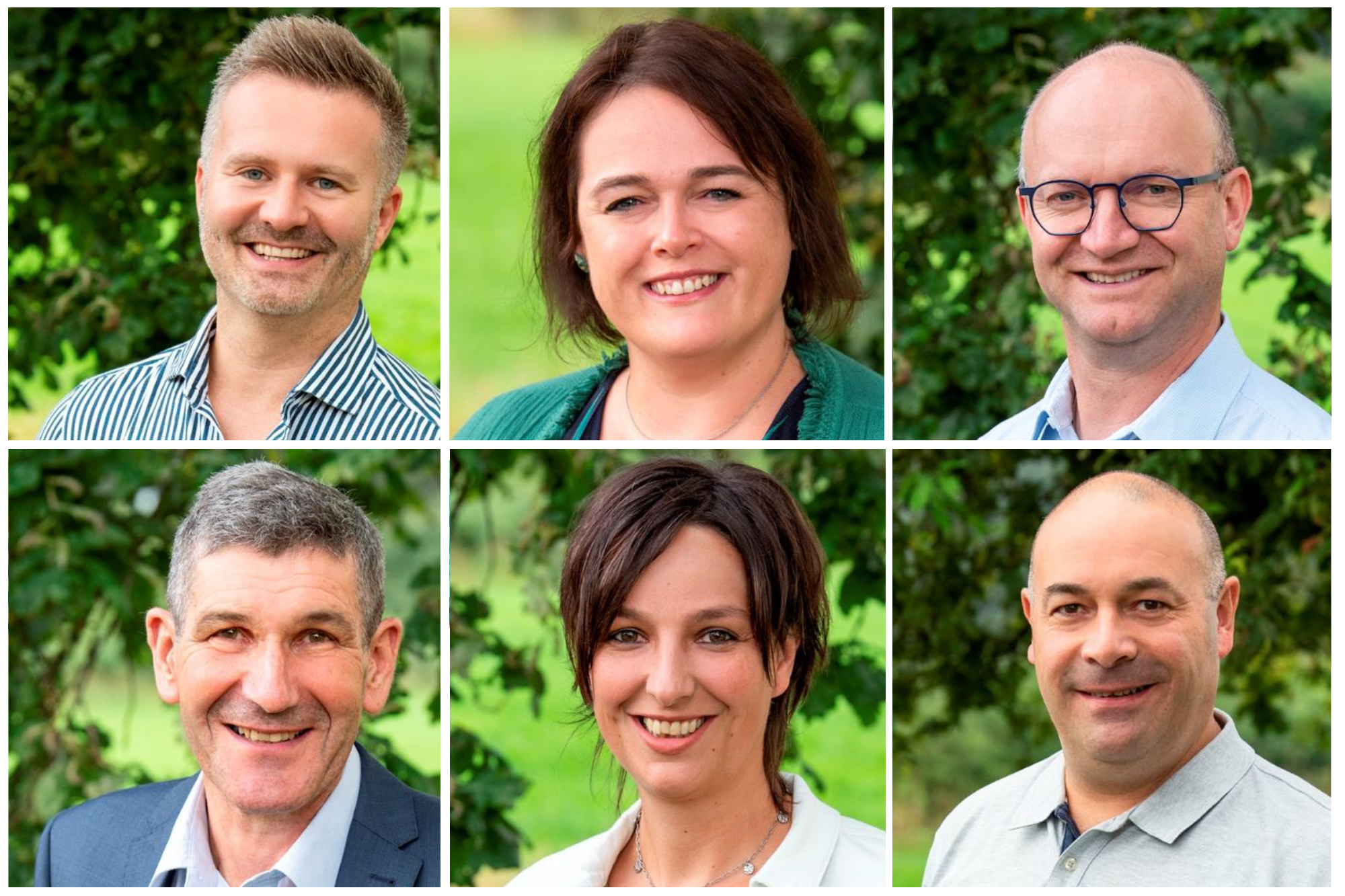 Daniel Franzen, Nadia Sarlette, Stephan Noel, Hermann-Joseph Pauels, Kathy Elsen und José Heck