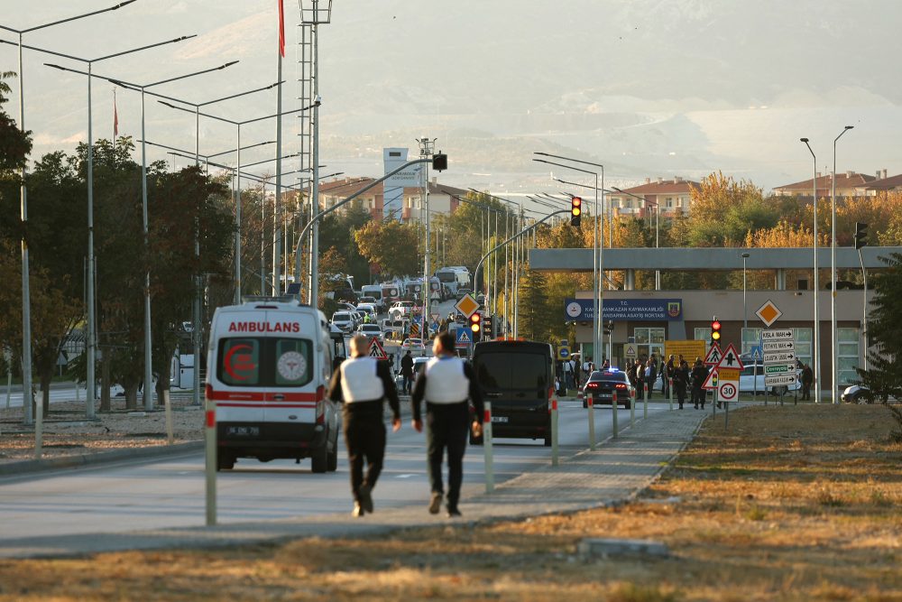 Anschlagsort in Kahramankazan im Norden von Ankara