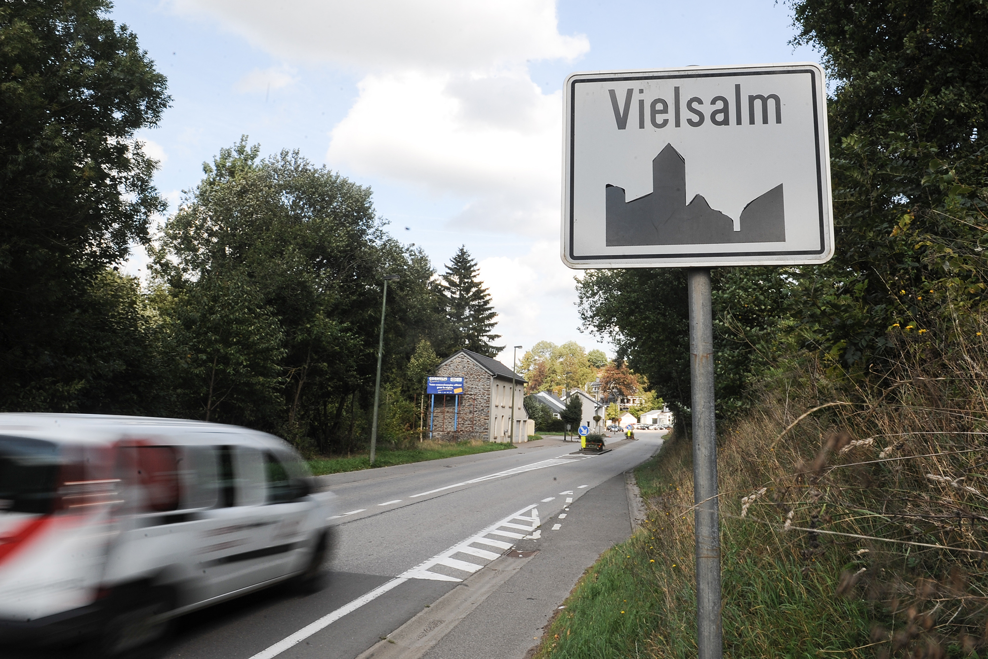 Ortsschild von Vielsalm