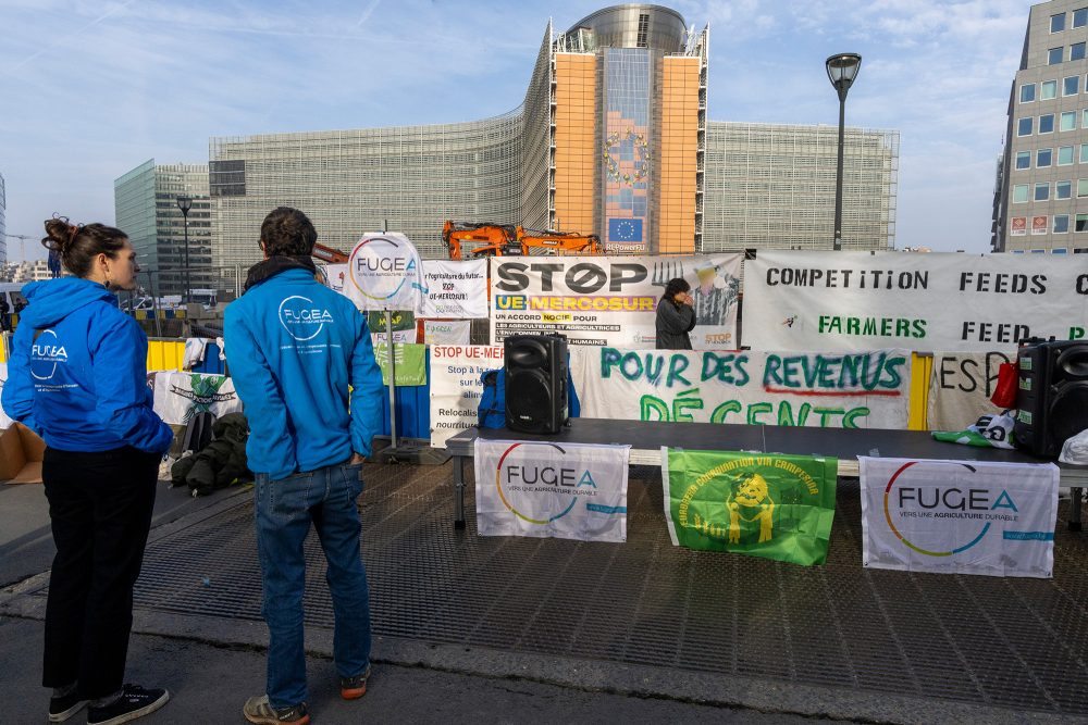 Bauernprotest gegen Mercosur am 13. November in Brüssel