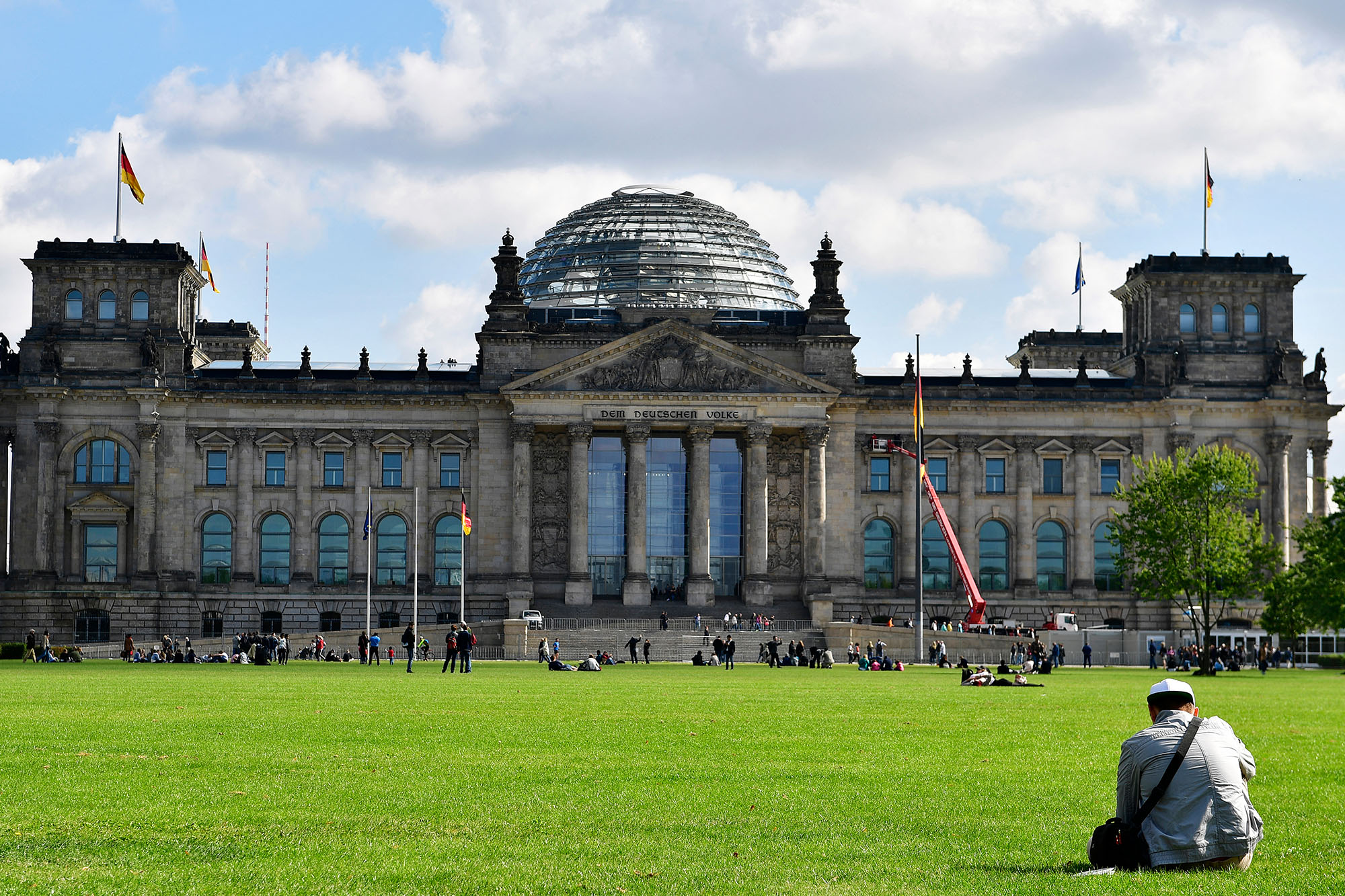 Der Bundestag in Berlin