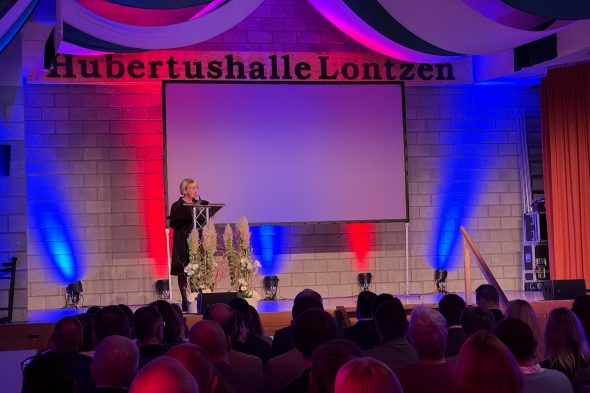 Empfang der DG in der Hubertushalle von Lontzen