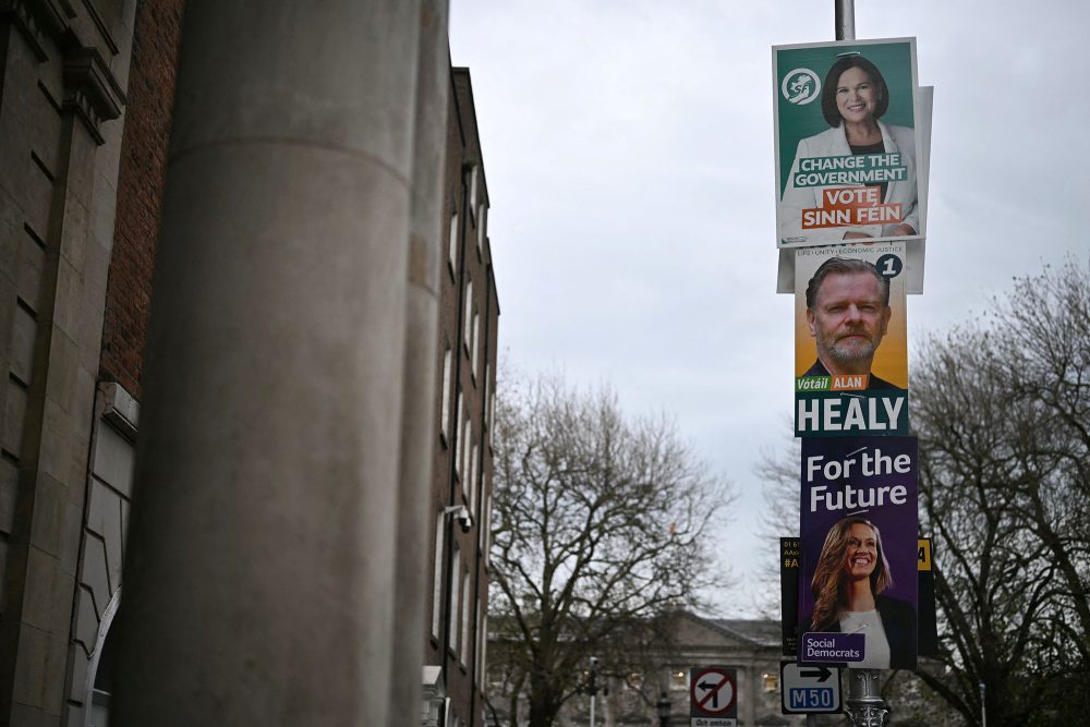 Wahlplakate in Irland