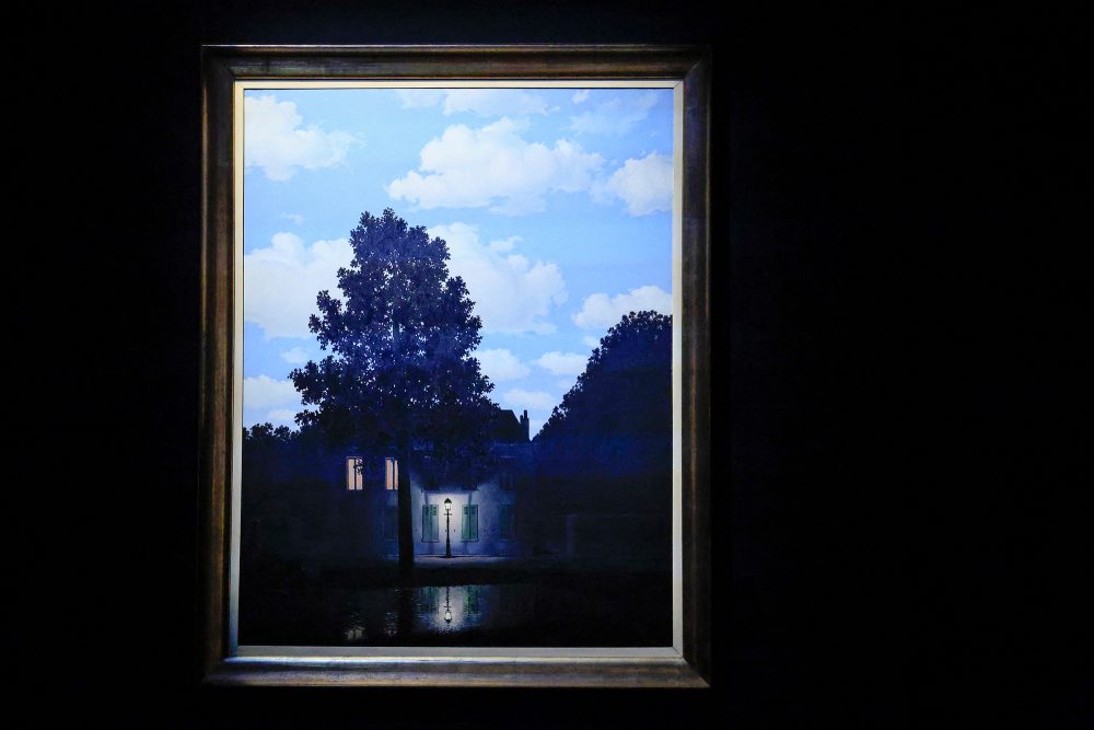 Magritte-Gemälde aus der Serie "Das Reich der Lichter"