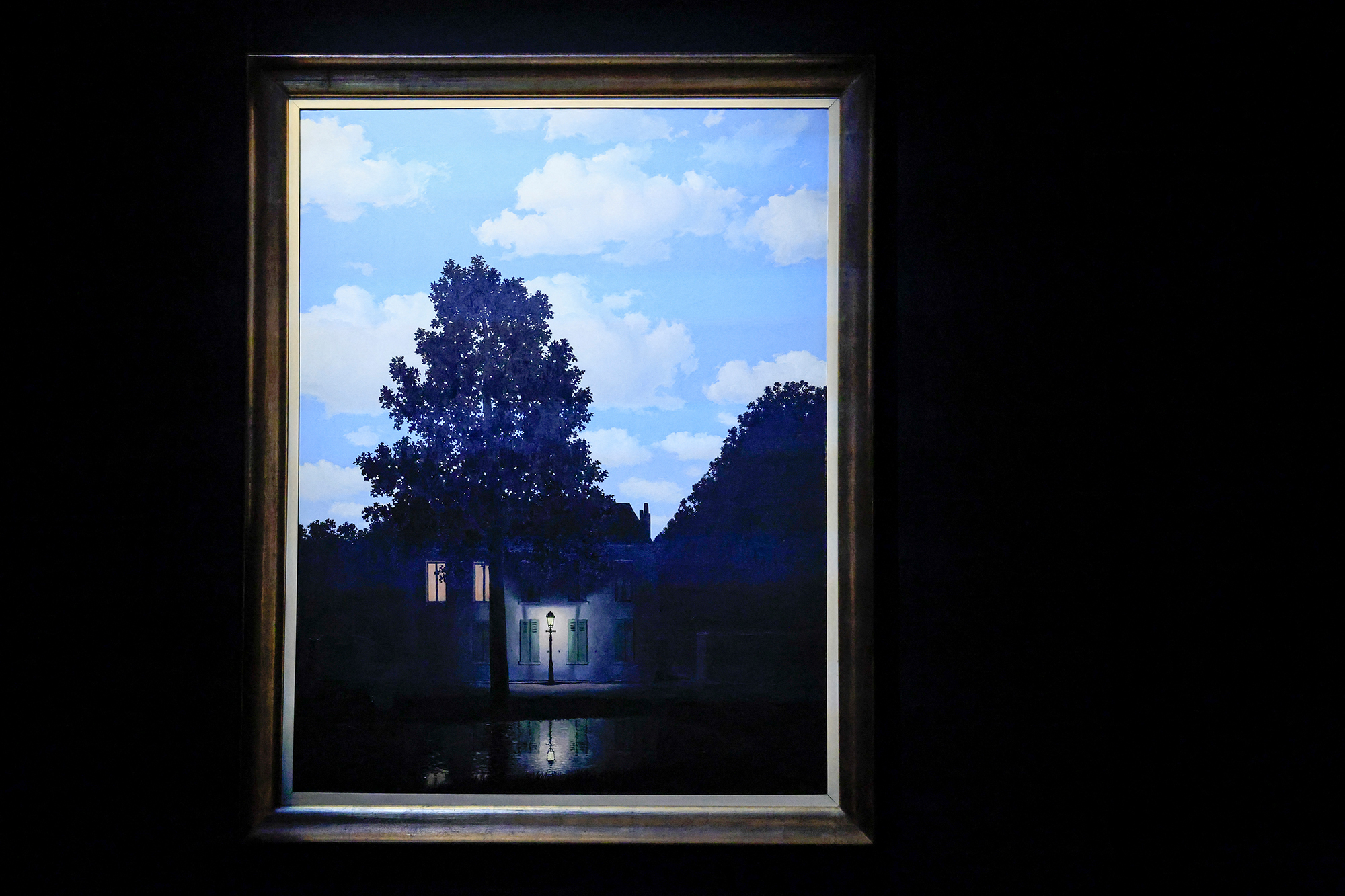 Magritte-Gemälde aus der Serie "Das Reich der Lichter"