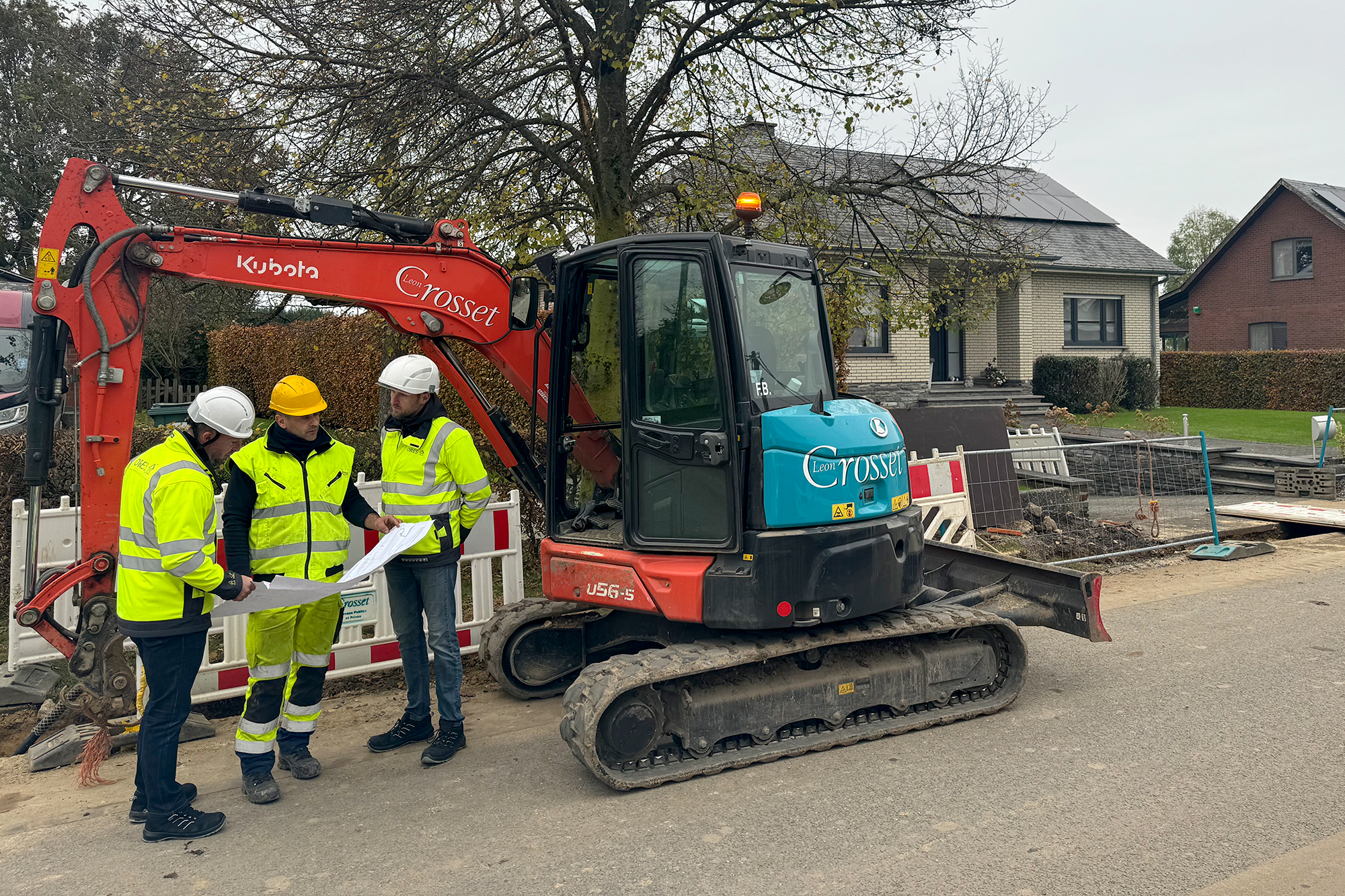 Ausbau des Stromnetzes im Eupener Ortsteil Gemehret