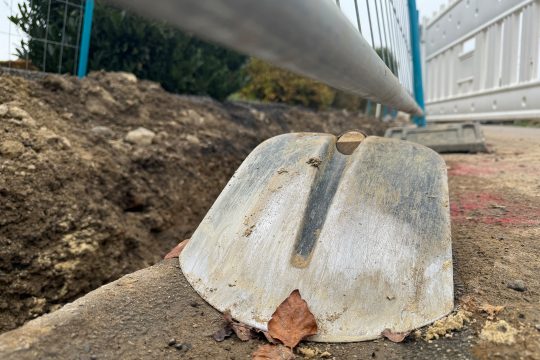 Ausbau des Stromnetzes im Eupener Ortsteil Gemehret