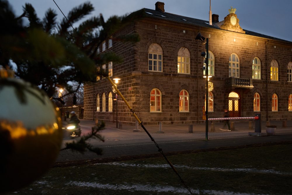 Isländisches Parlament in Reykjavik