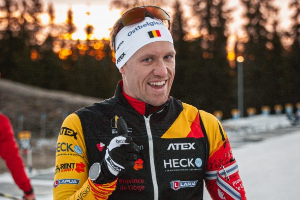 Thierry Langer beim Training in Norwegen