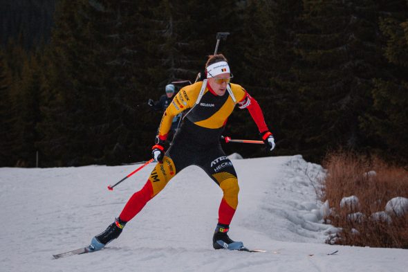 Thierry Langer beim Training in Norwegen