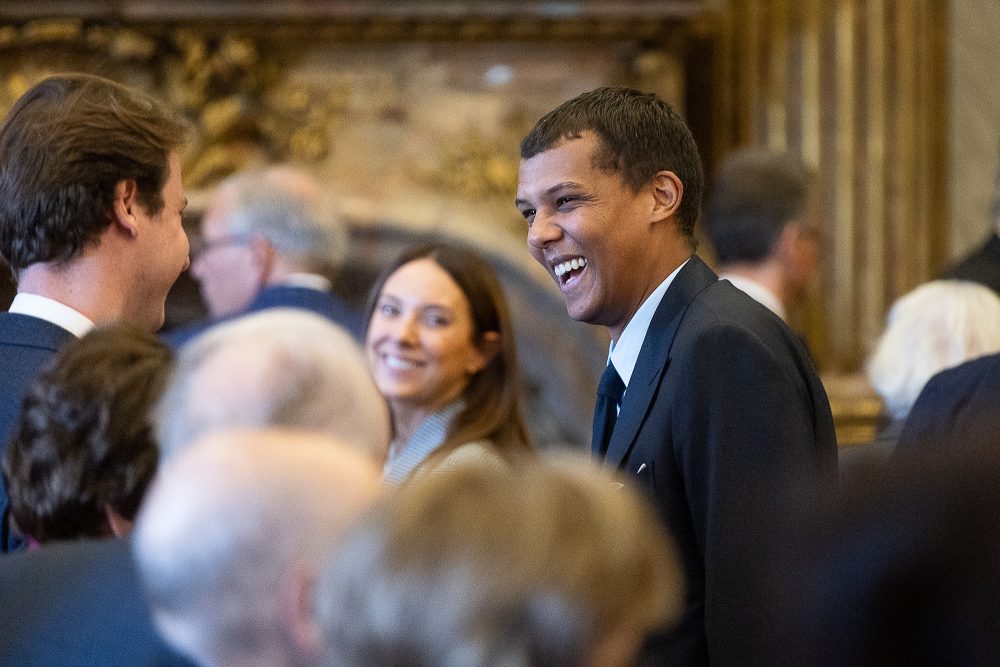 Stromae aka Paul Van Haver und Frau Coralie Barbier im Königspalast