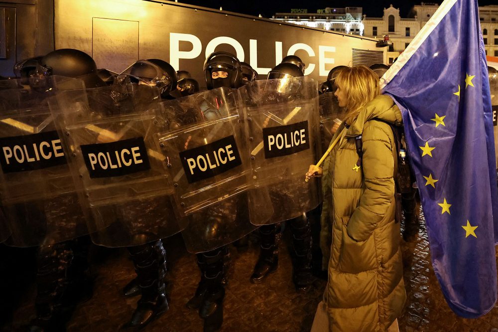 Protest in Tiflis