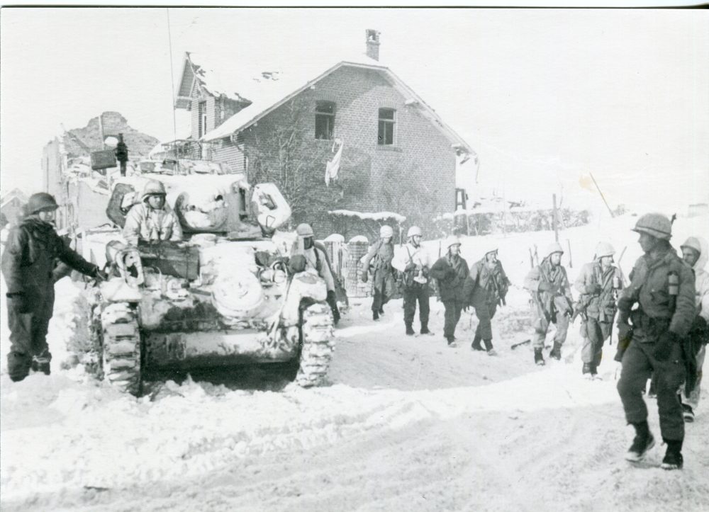 Zerstörungen nach der Ardennenoffensive