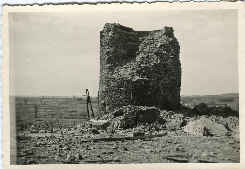 Schäden am Büchelturm in St. Vith