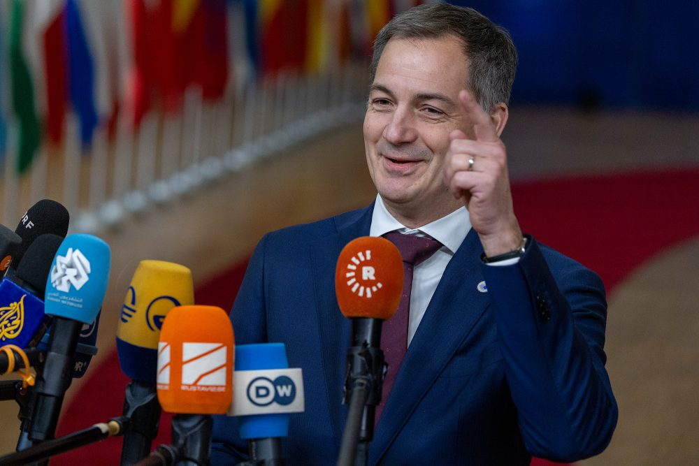 Der amtierende Premierminister Alexander De Croo