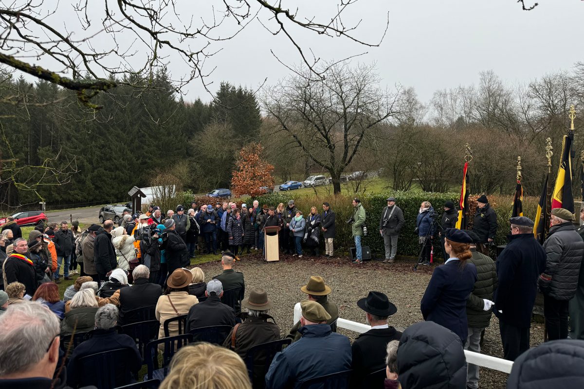 Gedenkzeremonie am Wereth Memorial