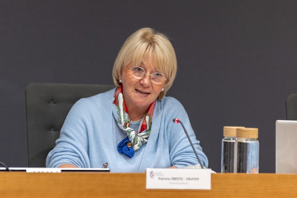 PDG-Präsidentin Patricia Creutz am 10. Dezember im PDG