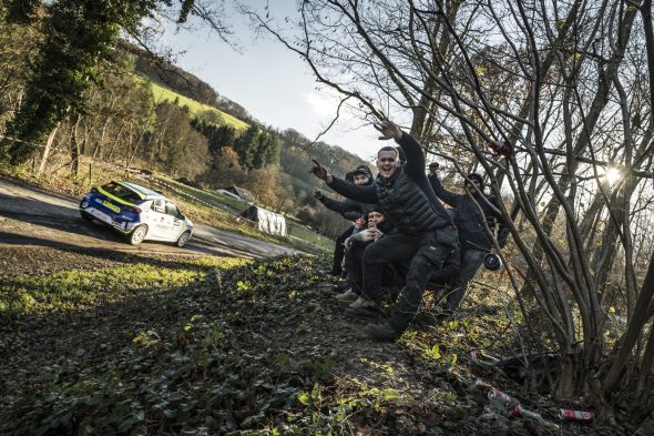 Tom Heindrichs/Jonas Schmitz bei der Spa-Rallye