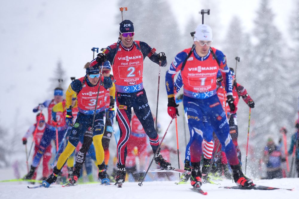 Biathlon-Staffelrennen in Hochfilzen