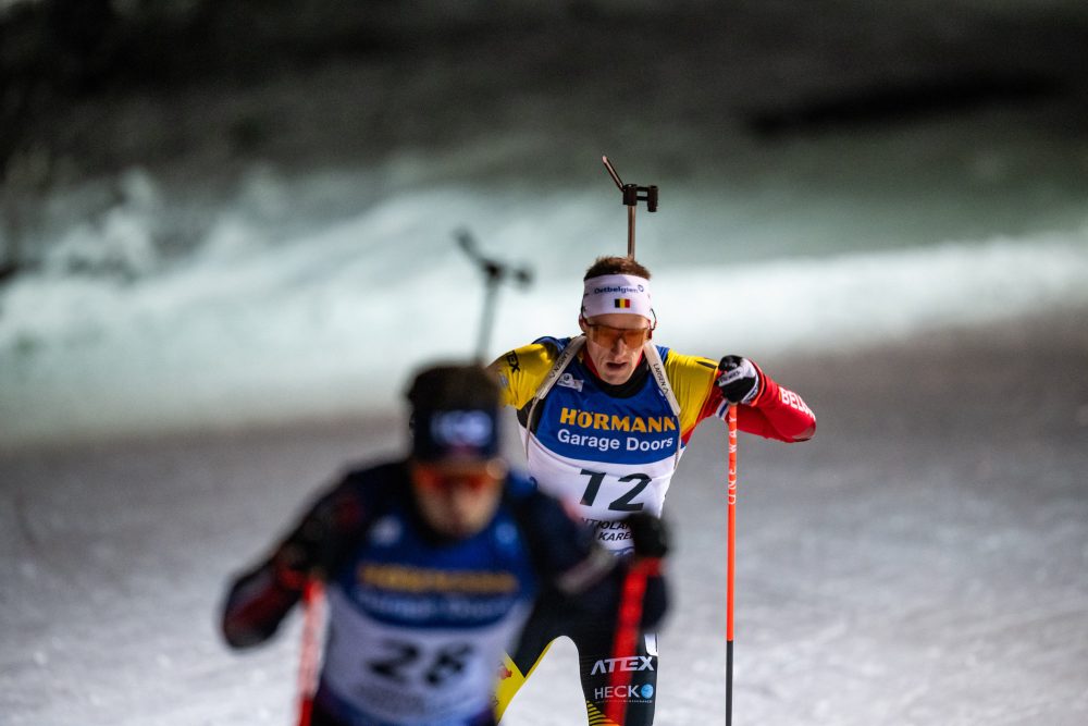 Thierry Langer beim Biathlon-Weltcup in Kontiolahti