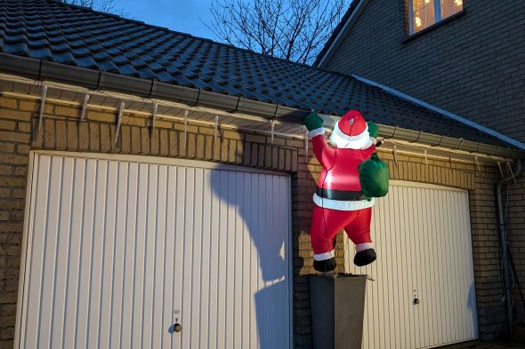 Weihnachtlich geschmücktes Haus von Marco Külgen in Raeren